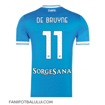 SSC Napoli Kevin De Bruyne #11 Tricou Fotbal Replică 2025-26 Barbati Acasa
